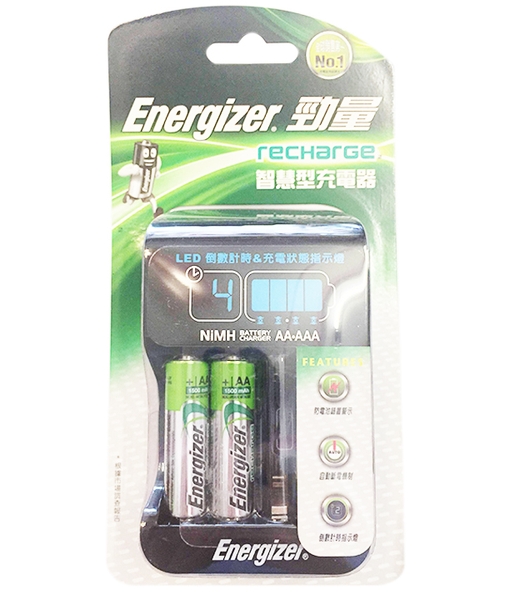 Máy sạc pin Energizer tặng kèm 2 pin AA 1500 mAh CHP42