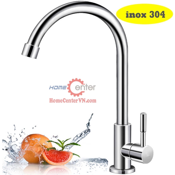 HCVC04I - Vòi rửa chén lạnh inox sus 304