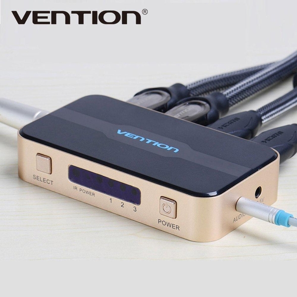 Thiết bị gộp HDMI Switcher 3 in - 1 out Vention VAA-S20