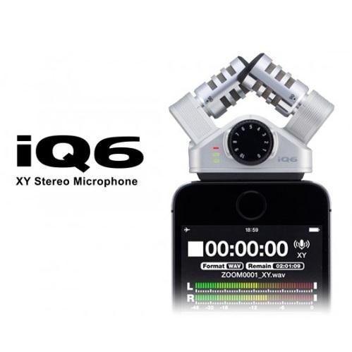 Micro thu âm iQ6 Zoom cho iPhone iPad cổng Lightning