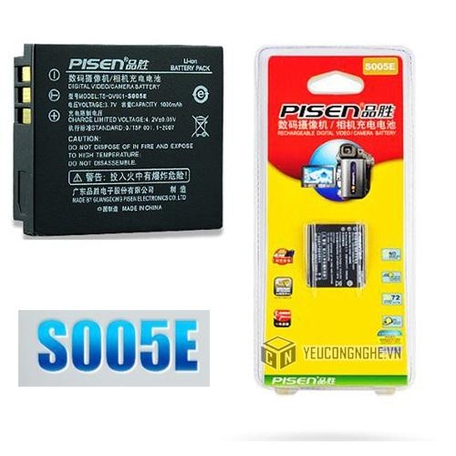 Pin cho máy ảnh Panasonic S005E Pisen