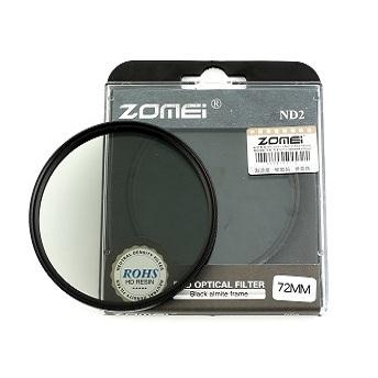 Filter ND2 phi 72mm cho lens máy ảnh chính hãng Zomei giá rẻ