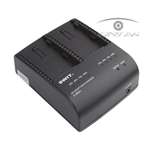 SWIT S-3602U Dock sạc đôi cho pin Sony BP-U30/U60 Dual Charger