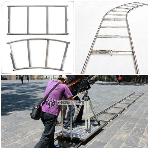 Ray trượt hỗ trợ quay phim Heavy duty stainless Camera dolly track CR-01