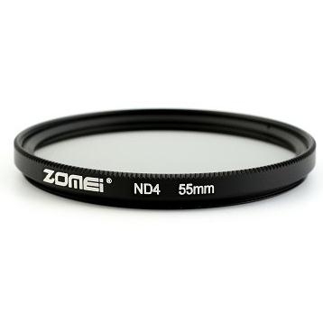 Filter 55mm ND4 cho ống kính máy ảnh giá rẻ Zomei