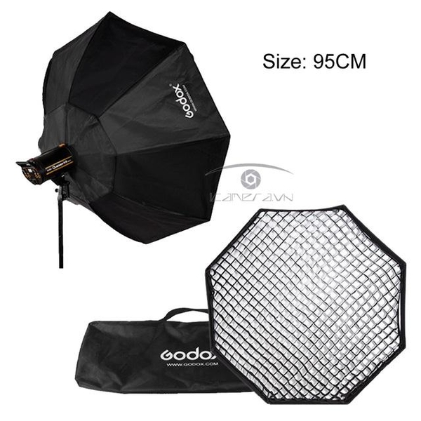 Softbox Godox đường kính 95cm kèm Grid lưới tổ ong