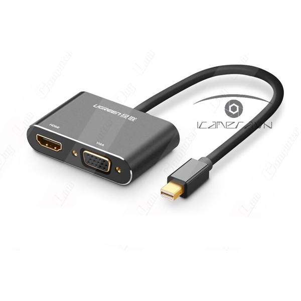 Cáp Mini Displayport to VGA + HDMI chính hãng Ugreen 20422