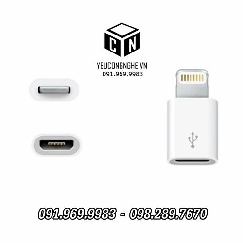 Đầu chuyển Lightning iPhone 7 6 5/5s sang Micro USB Adapter