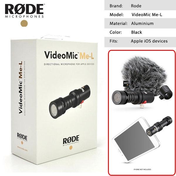 Micro Rode Videomic ME-L for iOS điện thoại iphone, ipad (hàng chính hãng check code)