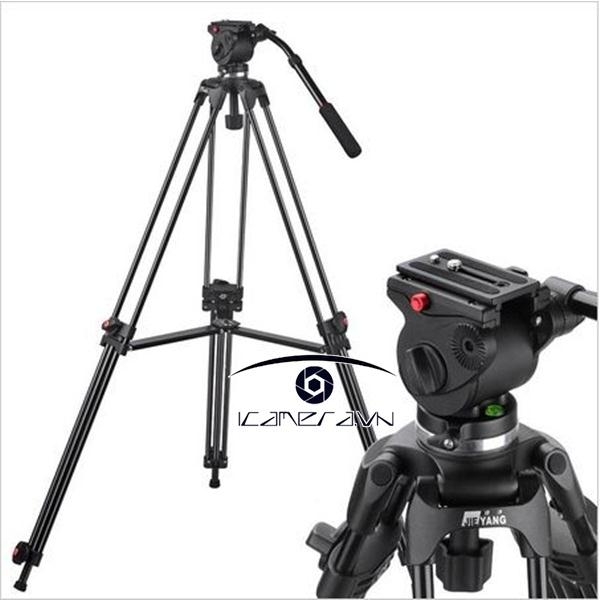 Chân máy quay tripod chuyên nghiệp Jieyang JY0508B đầu ball head tải 5kg