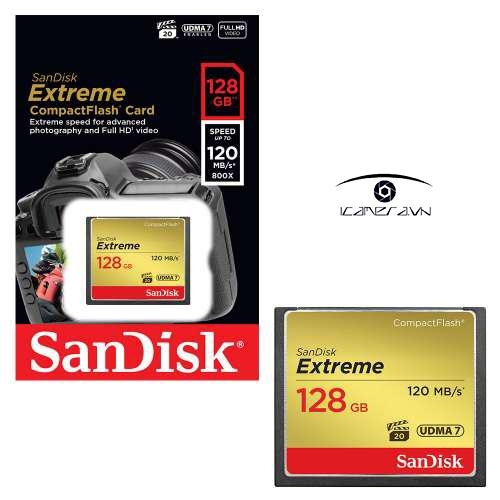 Thẻ nhớ CF Extreme 128GB Sandisk 120MB/s - SDCFXSB-128G-G46