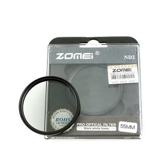 Filter ND2 phi 55mm cho lens máy ảnh chính hãng Zomei giá rẻ