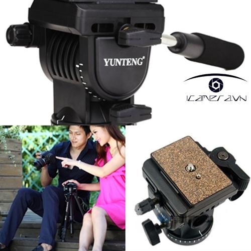 Đầu củ pan head cho tripod, slidecam, glidecam chính hãng Yunteng 950