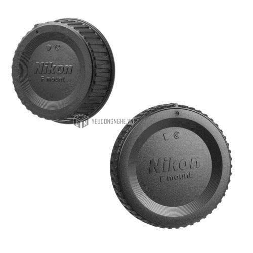 Nắp chống bụi body máy ảnh, lens Nikon F mount lens cap