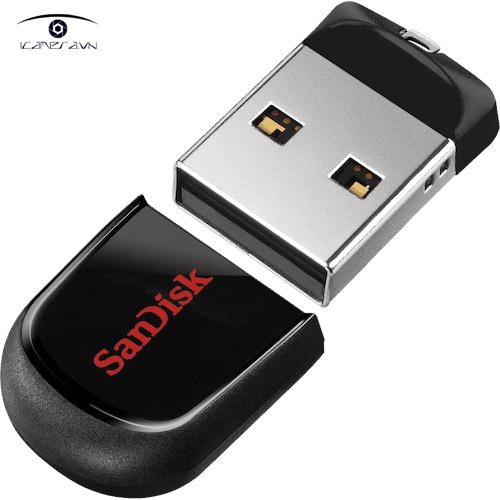 USB Sandisk 8GB CZ33 3.0 màu đen nhỏ gọn