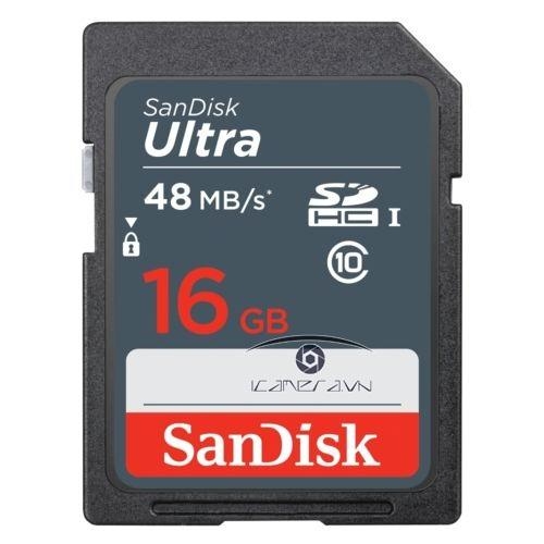 Thẻ nhớ SD 16GB Sandisk 48 MB/s SDSDUNB-016G-GN3IN