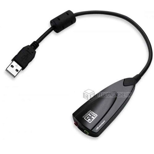 Bộ convert USB ra 2 cổng 3.5mm sound USB Steel Sound