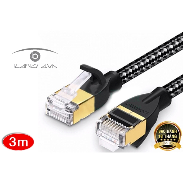 Dây mạng Cat6 chính hãng bọc lưới cao cấp  Ugreen 50353/50352