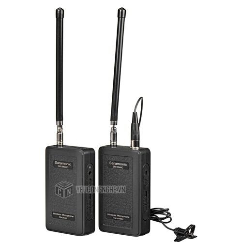 Mic song phin thu âm gài áo không dây SR-WM4C VHF Wireless Microphone Saramonic