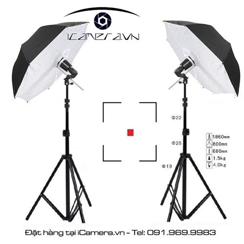 Chân đèn led flash kino studio cỡ lớn 1.9m chuyên nghiệp