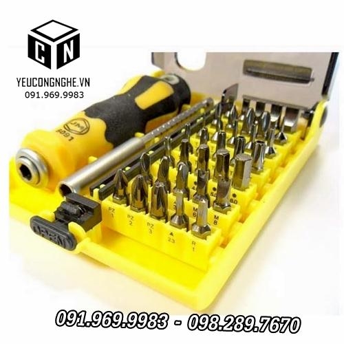 Bộ tua vít đa năng sửa chữa điện tử 37 trong 1 model JM 6091