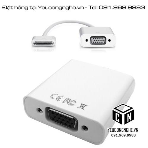 Cáp chuyển đổi tín hiệu iPad ra cổng VGA máy chiếu kết nối hình ảnh