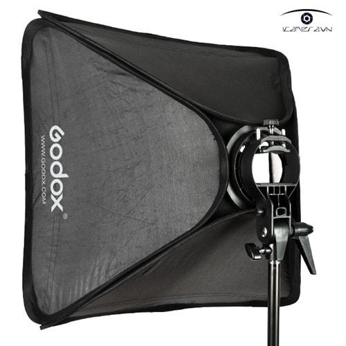 Softbox Godox tản sáng S-type speedlite 50 x 50cm kèm ngàm Bowen