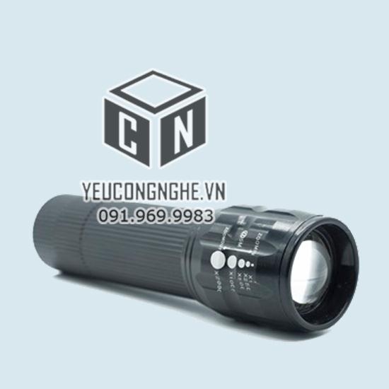 Bộ đèn pin led gắn xe đạp kèm pin và sạc LB5M