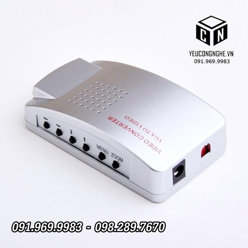 Thiết bị chuyển đổi tín hiệu  VGA ra Video S-Video VGA high resolution video conversion