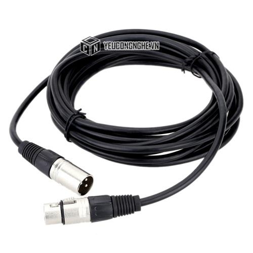 Cáp chuyển đổi đầu dây mic XLR male ra XLR female YX-1672A dài 3m