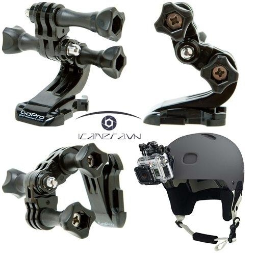 GoPro Helmet Front Mount Ngàm cài Hero vào mũ bảo hiểm đổi hướng