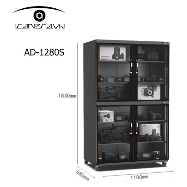 Tủ chống ẩm ANDBON AD-1280S cỡ 1280 Lít
