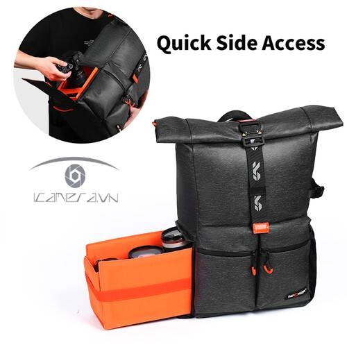 Balo máy ảnh chống nước KF KF13.096 20L