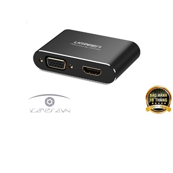 Bộ Chuyển Lightning to HDMI + VGA cho Iphone, ipad Ugreen UG-30963