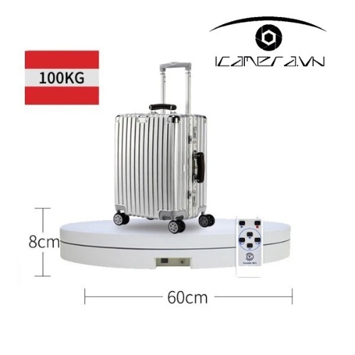 Bàn xoay 360 độ quay chụp sản phẩm cỡ lớn đường kính 60cm