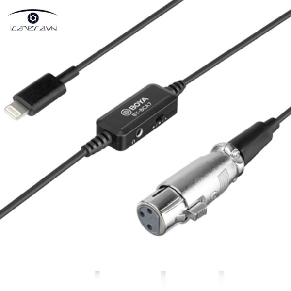 Cáp chuyển đổi BOYA BY-BCA7 XLR sang Lightning