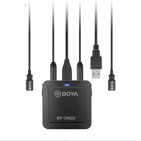 Mic đôi cài áo Boya BY-DM20