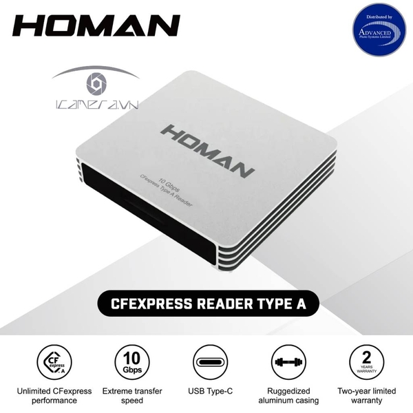 Đầu Đọc Thẻ HOMAN CFexpress (10GB) Type A