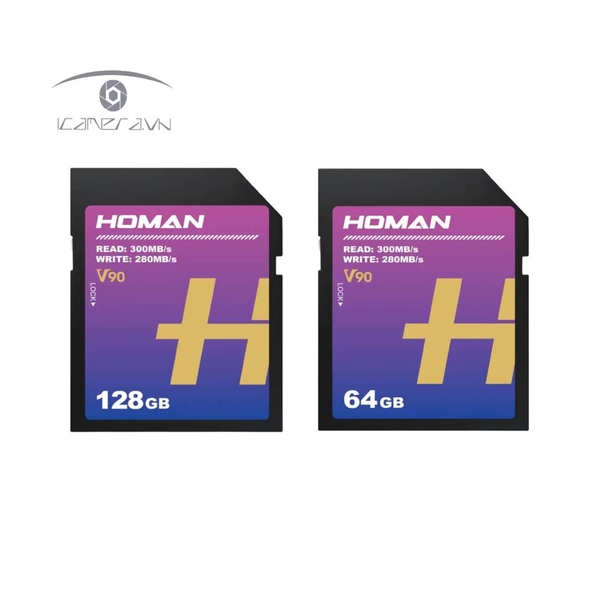 Thẻ Nhớ Homan UHS-II SD Card ( V90 ) 64/128GB