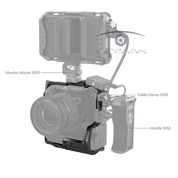 Khung máy ảnh SmallRig cho FUJIFILM X-H2S với FT-XH / VG-XH Battery Grip 3933