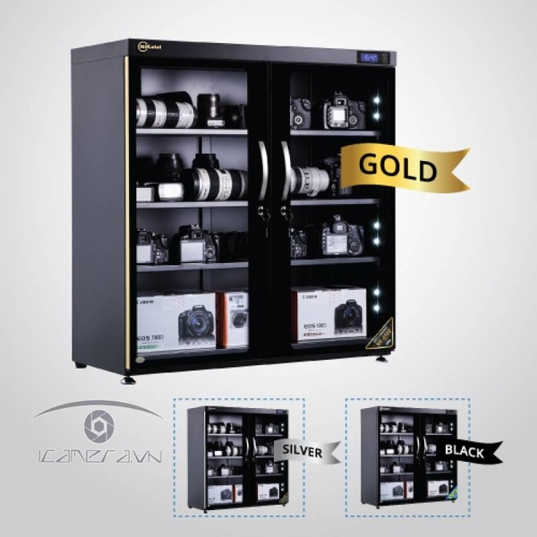 Tủ chống ẩm Nikatei NC-250S Gold/Silver (235 lít - tự động)
