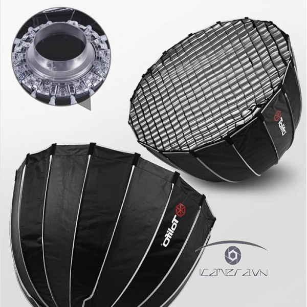 Softbox Parabolic Tolifo 90cm có tổ ong DSFB- 36
