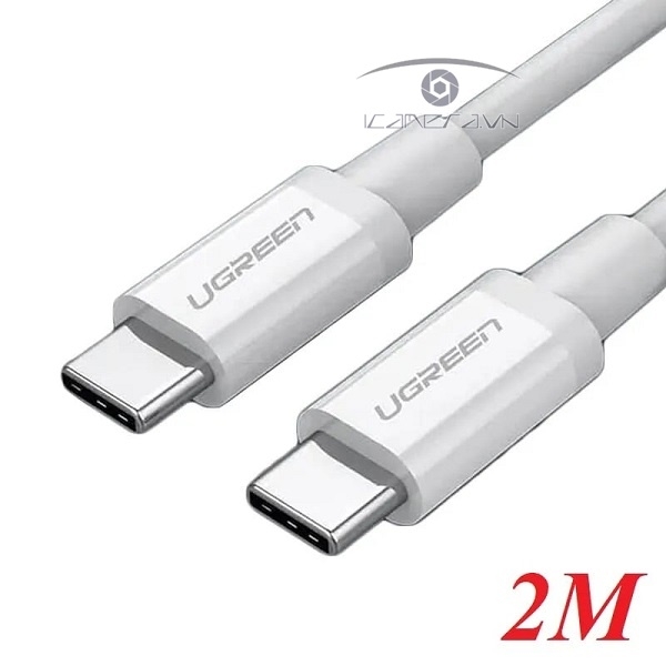 Cáp USB Type C to USB Type C kết nối sạc, truyền dữ liệu dài 2m Ugreen 60520