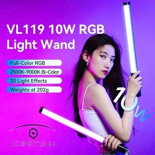 Ulanzi VL119 Đèn ống tube cầm tay - Công suất 10W RGB