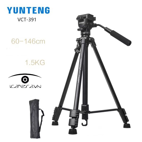 Chân máy ảnh Yunteng VCT-391 mua hàng chính hãng