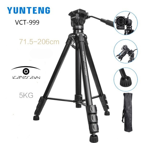 Chân máy VCT-999 Yunteng hỗ trợ chụp ảnh