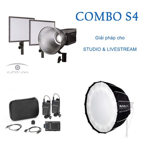 Combo S4 thiết bị quay phim chụp ảnh