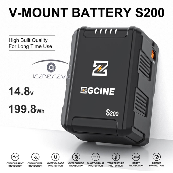 Pin V-mount ZGCINE ZG-S200 (2000Wh)