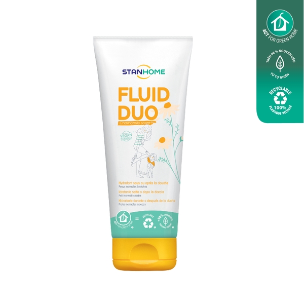 Kem dưỡng ẩm cho da khô, da nhạy cảm Stanhome FLuid Duo Chamomille 250ml- bản limited