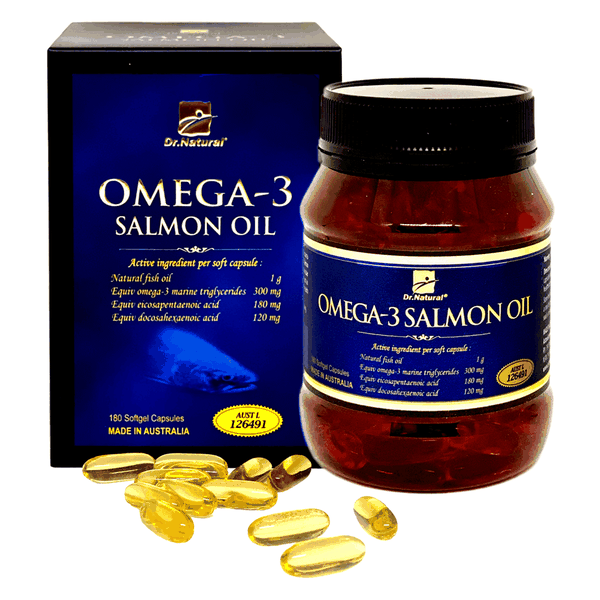 Dầu cá hồi Omega 3 Salmon Oil nhập khẩu chính hãng Úc | Công ty Dược Mỹ  Phẩm Sức Khỏe Vàng